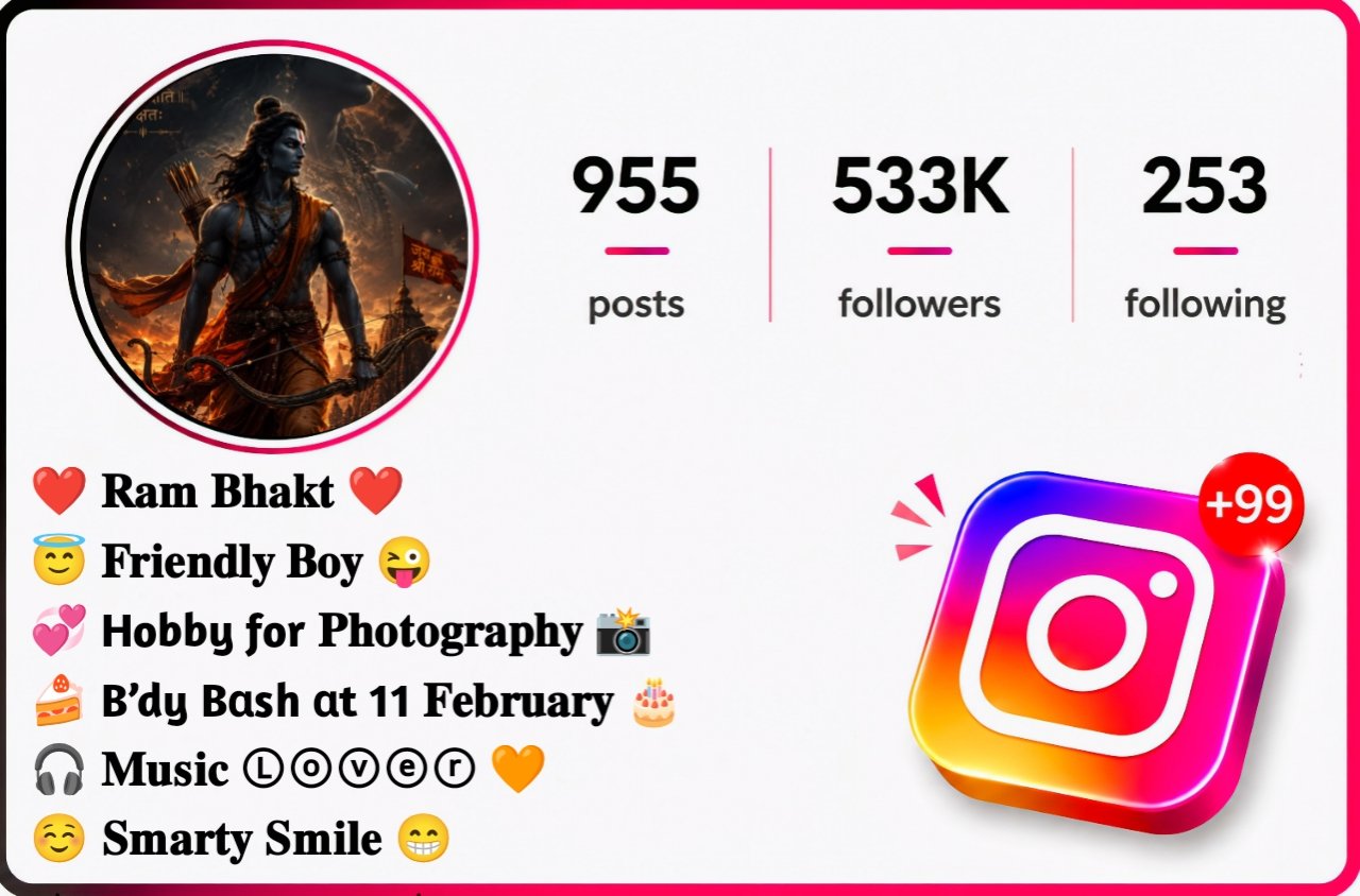 Attitude Ram Bhakt Bio